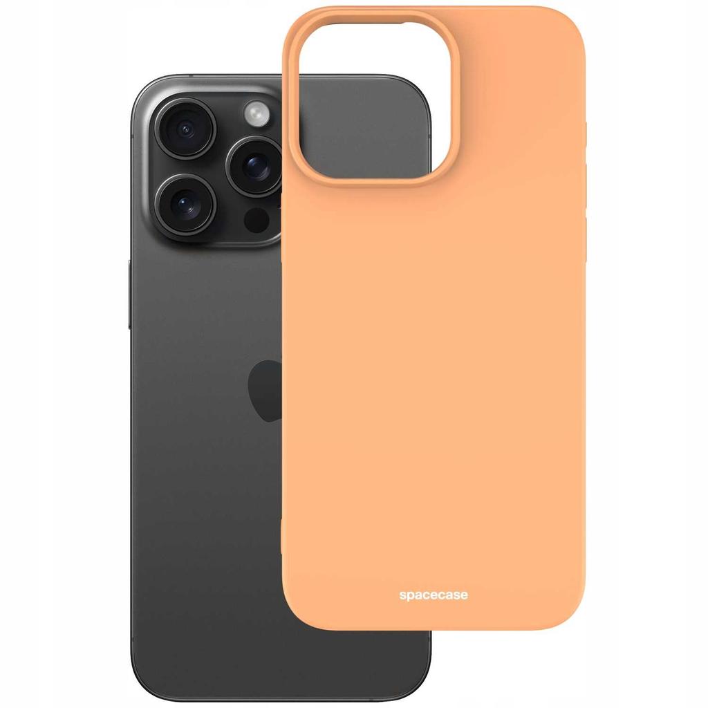 Sc Silicone Case Iphone 15 Pro Max Orange