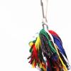 Parrot Toy Wicker Rope Hanging Braided Budgie Chew Bird Cage Cockatiel Toy Pet Stand Training Accessories Bite Swing Supplies