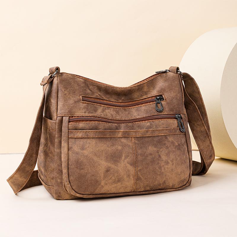 Женская сумка через плечо в стиле ретро — фото 20