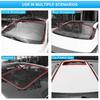 DOTAATDW Car Weather Stripping, 30Mm Windshield Rubber Seal For Car Front Rear Windshield Trim, Rubber Adhesive T Shape Sunroof Seal Cover Leak Sound