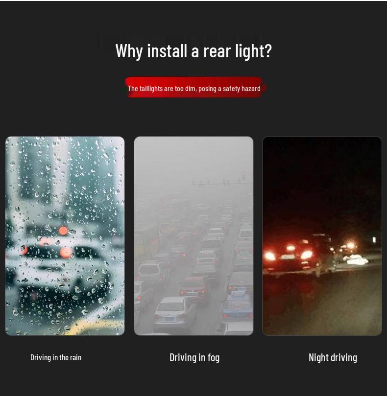 LED Tail Lights for Tesla Model 3/Y: Car Modification Driving Lights