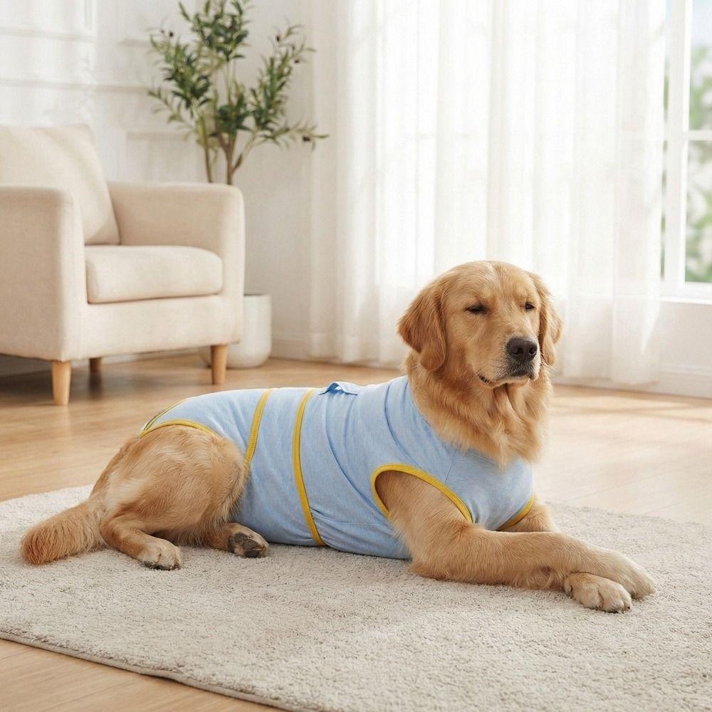 Soft Dog Sterilization Clothes Adjustable Pet Anti-Licking Suit Dog Recovery Suit  Daily Wear