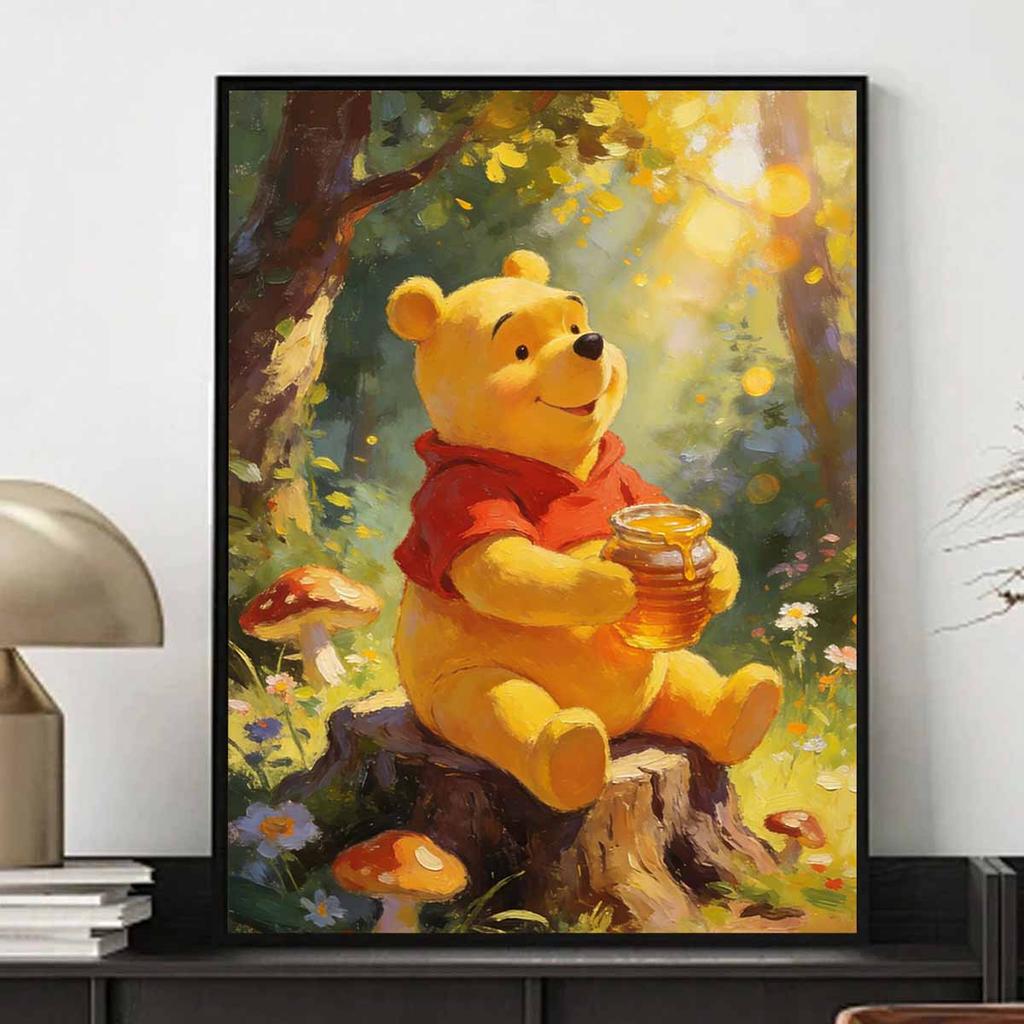 Disney Winnie The Pooh Honey Diamond Painting Art Kit Mosaic Handmade Diy Gift Home Decor