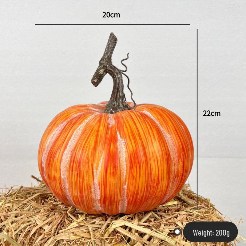 Pumpkin Harvest Festival Props: Farmhouse Halloween Decoration for Mall Displays and Room Ornaments