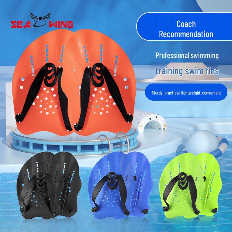 Silicone Freestyle & Breaststroke Swim Paddles for Kids and Adults