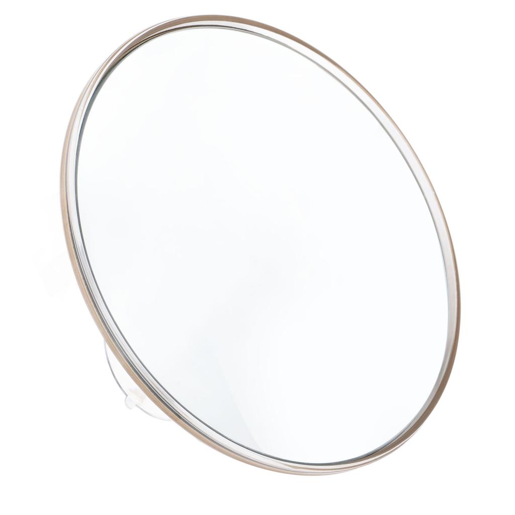 30X Vergrößerungsspiegel Einseitig 6 Zoll Vergrößerungsspiegel mit 3 Saugnäpfen Einseitiger Runder Spiegel für Reisen