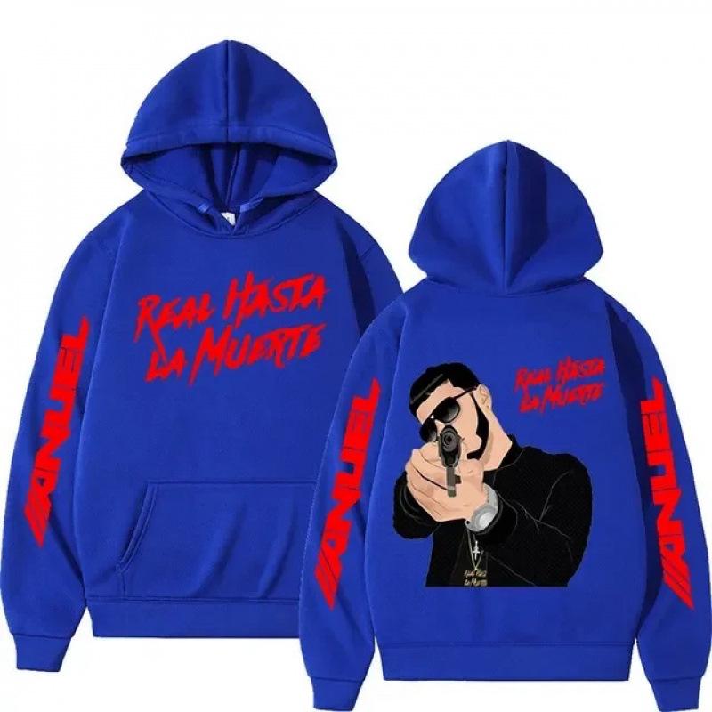 Anuel AA European Fit: Real Hasta La Muerte Print Oversized Tee