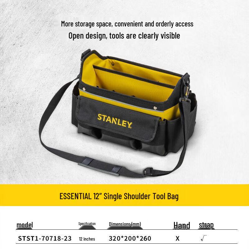STANLEY 12 inch Essential Tool Bag