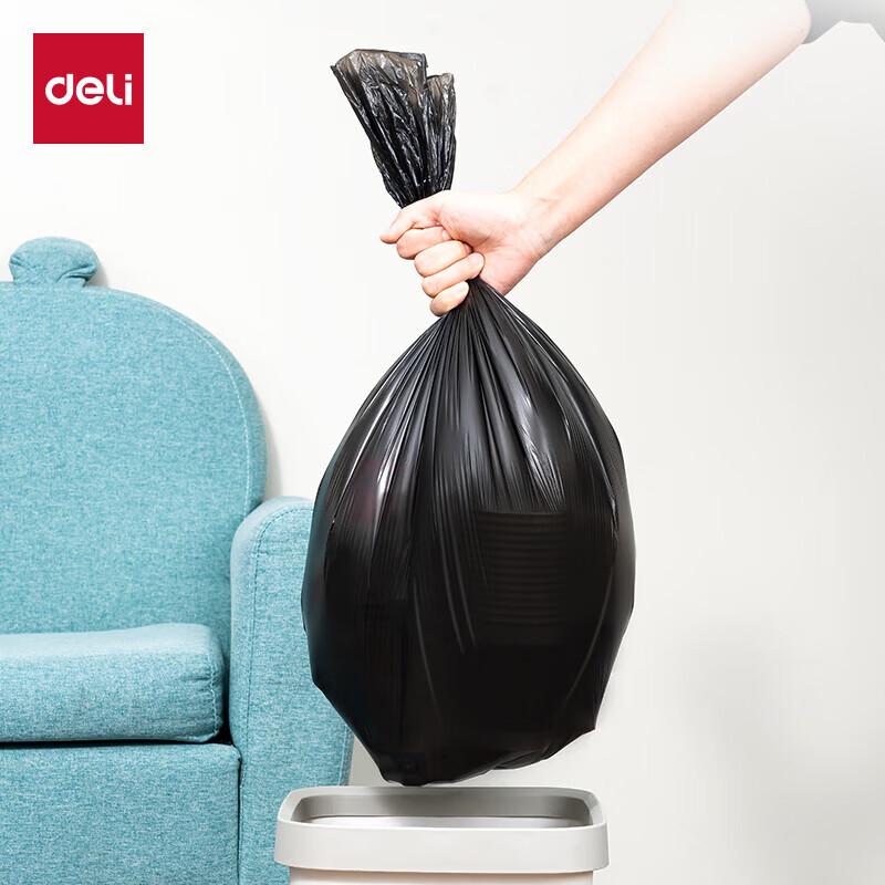 Deli DP738 Black Trash Bags