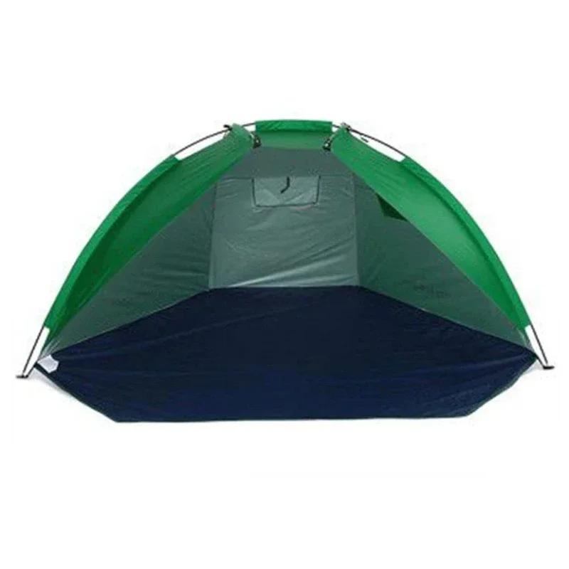 Outdoor Portable Beach Sunshade Tent Fishing Trip Camping Tent Rain Proof Sun Proof and Space Saving for Convenient Storage