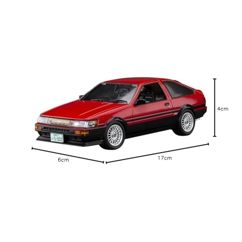 SunStar 1/24 Scale Toyota Corolla Levin AE86 1985 Red/Black Finished Product
