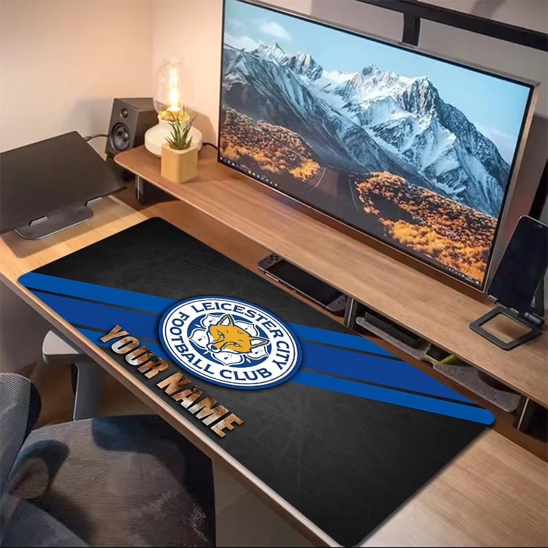 Leicester City Football Club Print Cushion Non-slip Laptop Tablet Big Mousepad XXL Mat Mini PC Playmat With Lock edge