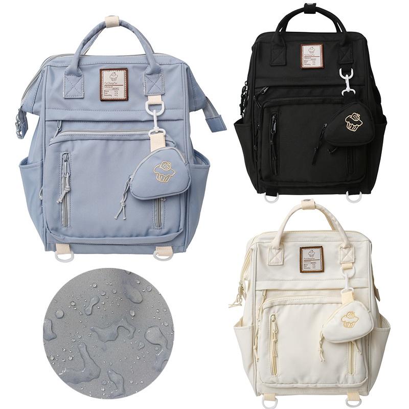 School Student Gift Waterproof Backpack Travel Bag Large Capacity Simplicity