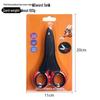 Professional Fishing Scissors - Serrated Stainless Steel Multi-functional Braided Line Cutter
