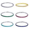 Bracciale Tennis Hip-Hop Zirconi Multicolore - Senza Sbiadire, Design Full Diamond