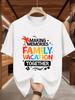 Family Vacation Graphic Men’s T-Shirt Casual Travel Matching Trip Tee