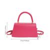 Texture Small Bag for Women, New Trend This Year Solid Color Crossbody Bag, Fashiable Hand-held Small Square Bags Trend