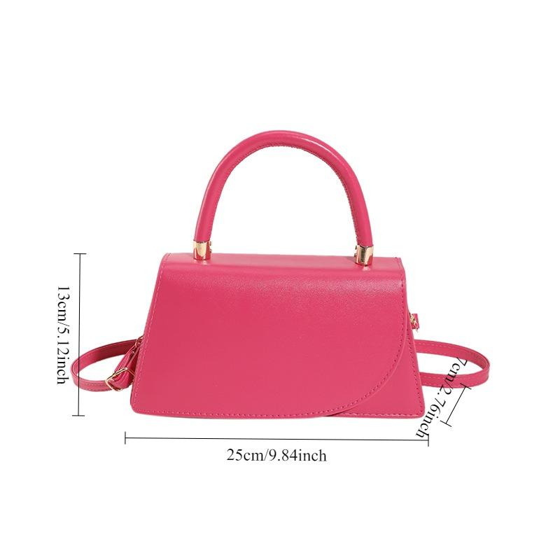 Texture Small Bag for Women, New Trend This Year Solid Color Crossbody Bag, Fashiable Hand-held Small Square Bags Trend
