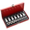 Hexagon Socket Set Torx Star Bit Socket Set Chrome Vanadium Steel E & for T Sock