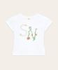 SINOON Sn Flower Puff T-Shirt (White)