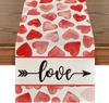 Desktop Ornaments Love Table Flag Tablecloth 33*183cm Table Runner For Festive Atmosphere Event Decoration Valentine's Day Party