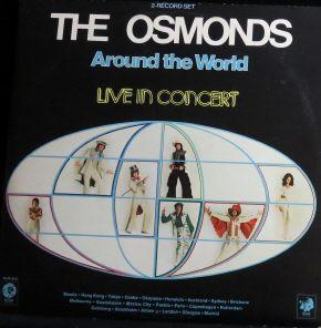

LP Record OSMONDS - Around The World - Live In Concert M3JB5012 MGM 1975 US Pop Used
