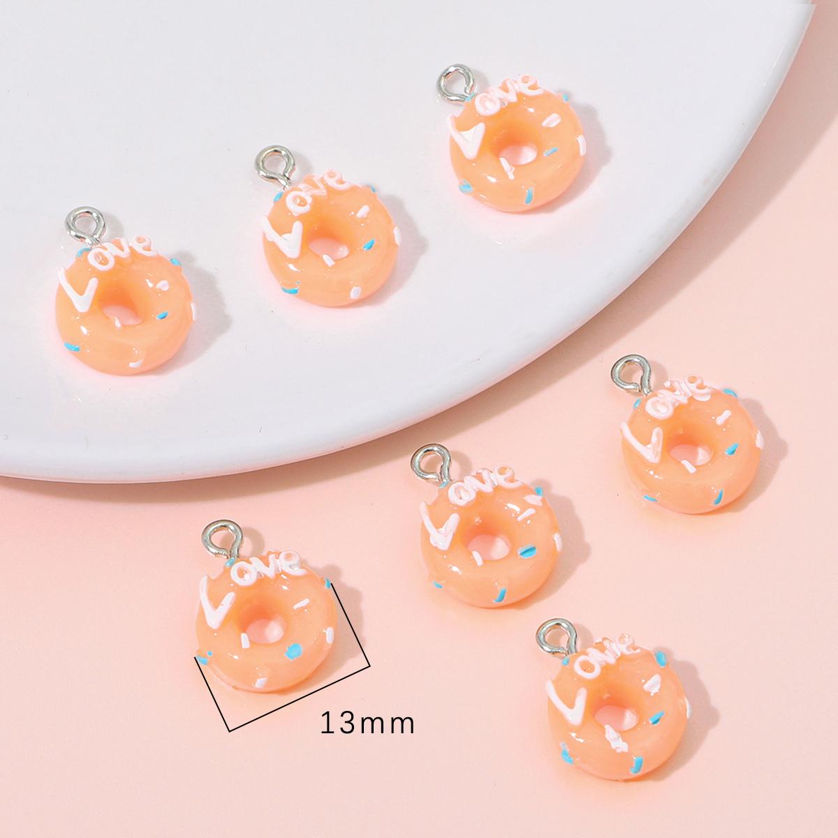 

4шт мультфильм подвески из смолы для изготовления ювелирных изделий DIY браслет брелок аксессуары 13mm