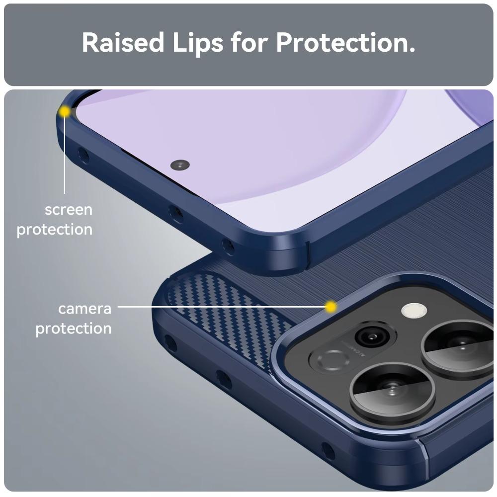 Carbon Fiber Pattern Brushed Soft Case For OPPO Reno 15 14 13 Pro/15F 14F 13F Shockproof Matte TPU Rugged Bumper Protector Cover