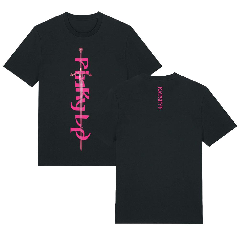 PINKY UP T-Shirt KATSEYE Merch 2026 Short Sleeve T Shirts Summer Round Neck Pure Cotton Tees Fashion Unisex Pop Loose Streetwear