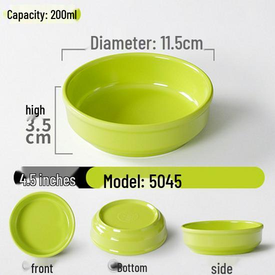A5 Melamine Steaming Bowl - Small, Colorful, Durable for Fast Food & Steamed Dishes