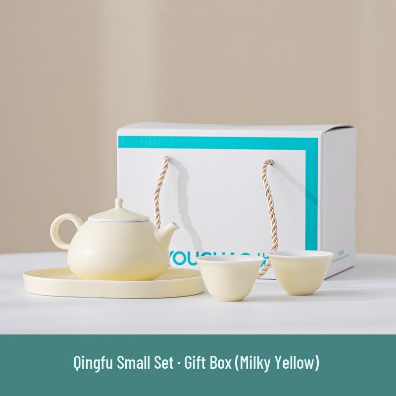 

YouChao Elegant Kung Fu Tea Set for Boyfriend, Leaders, or Teachers - Perfect Creative Gift for Spring Festival