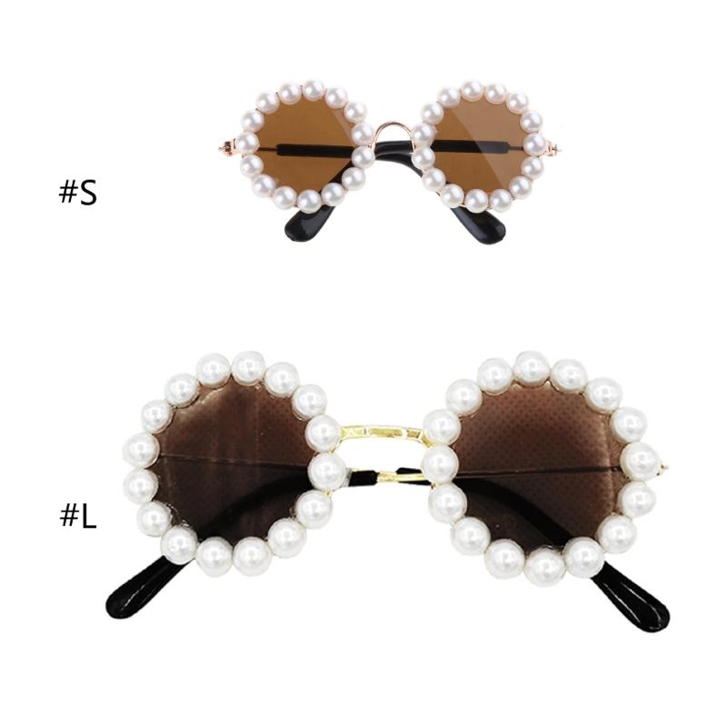 Dogs Sunglasses Small Breeds Dogs Goggles- UV Protection Eye Wear Windproof Anti-Fog Pet Glasses for Small Dogs Cat