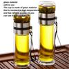 Tea Water Bottle High Borosilicate Glass Double Layer Tea Water Cup Infuser Tumbler Drinkware Water Bottle With Tea Filter