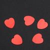 3000Pcs HrtShaped Confetti Wedding Valentine's Day Sequins Sprinkle Part Decoration Supplies(Red )