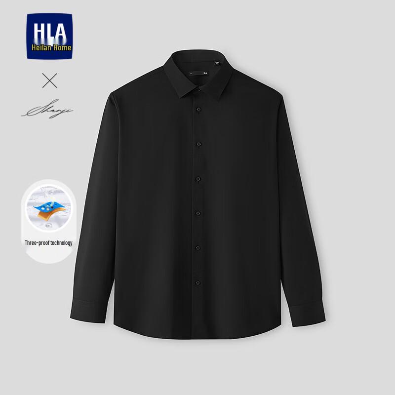 HLA Men s Spring Three-Proof Long-Sleeve Shirt 39