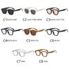 2PCS Latest Men Women Rectangular Classic Sunglasses Stylish Design Classic Style Sun Glasses Female Eyeglass Cat-Eye Casual Eye Wear UV400