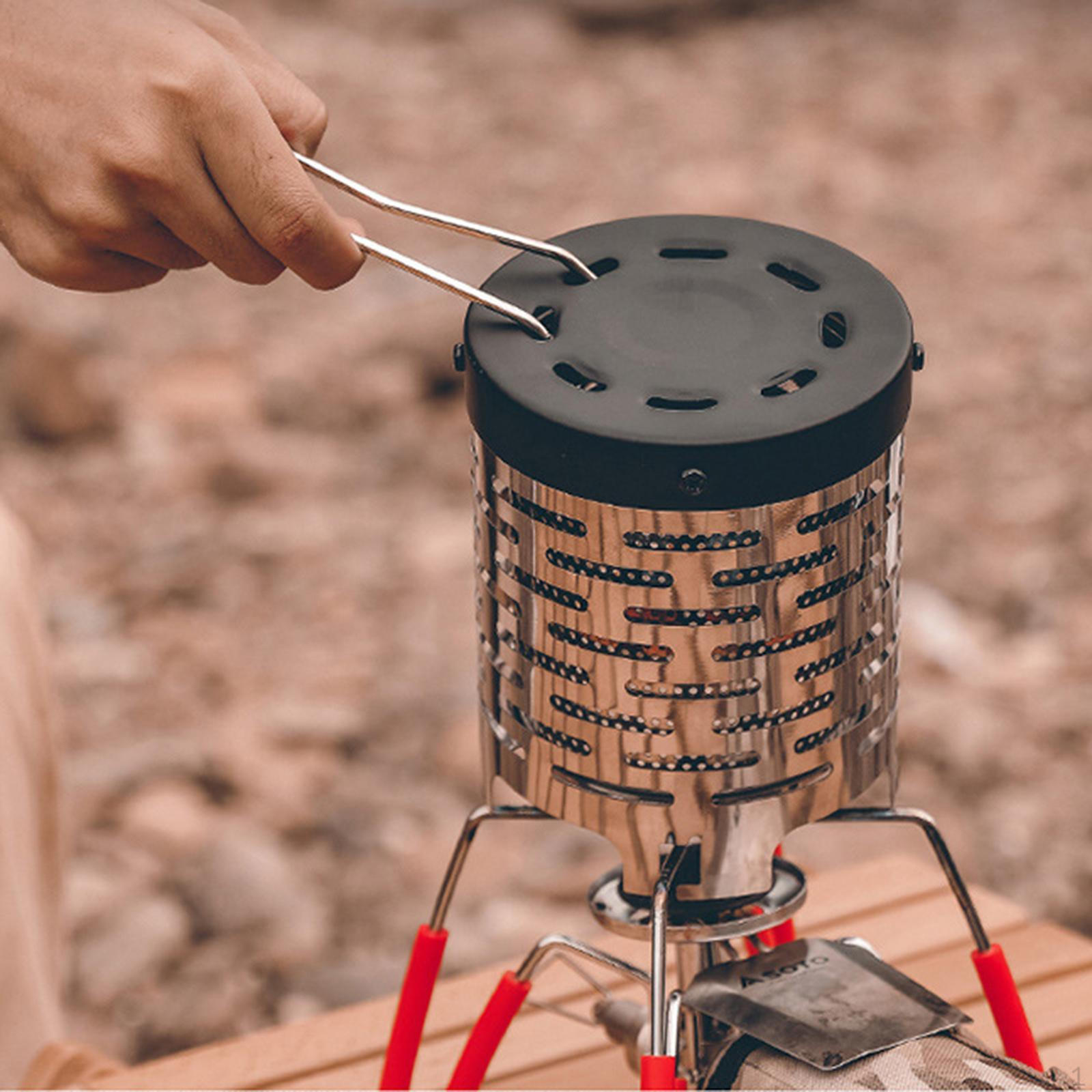 

Кемпинговый мини-нагреватель, чехол, компактная палатка, нагревательная горелка, переносная печь чёрный