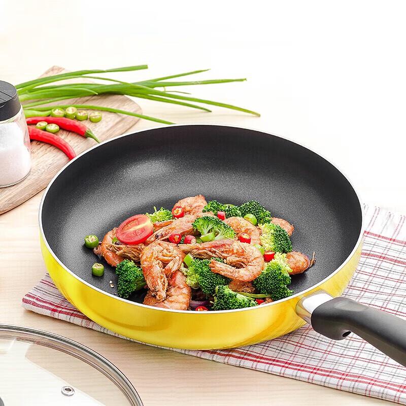SUPOR 26cm Non-Stick Frying Pan with Lid
