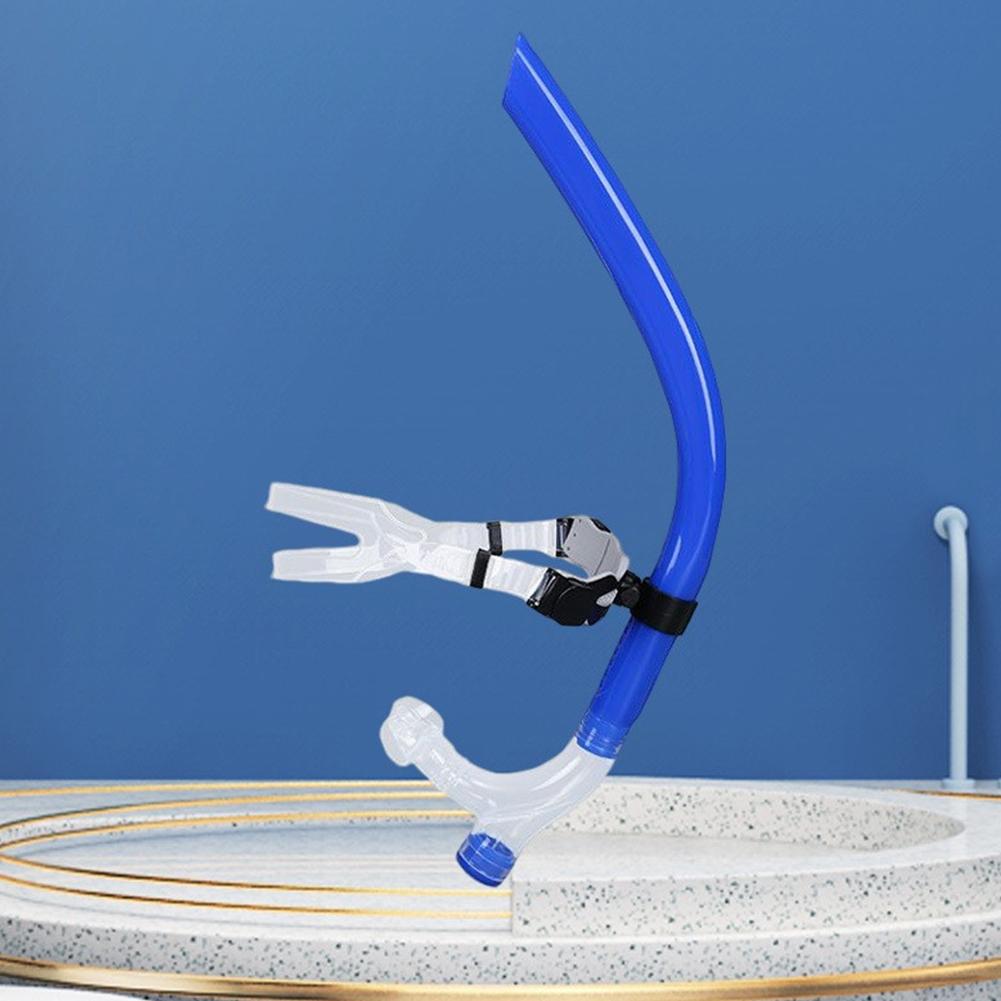 Swimming Front-Breathing Tube Comfortable Snorkel Diving Tube Front Head Snorkel for Snorkeling Scuba Diving Freediving Swimming