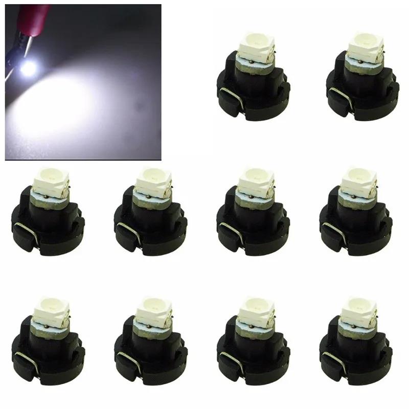 10Pcs T3 1 SMD LED Low Consumption High Bright Long Lifespan Car Bulbs Neo Wedge Climate Gauges Dashboard Control Lights Bulbs 7