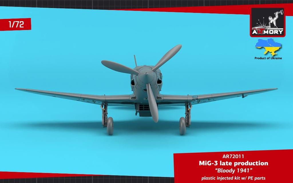 Armory 1/72 MiG-3 Late Model 1941 Plastic Model AMR72011