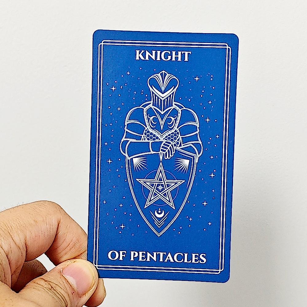 10.3*6cm Celestial Tarot Deck: Minimalist Line Art Style, Rider Waite Smith (RWS) Based 78-Card Deck, 10.3x6 Cm