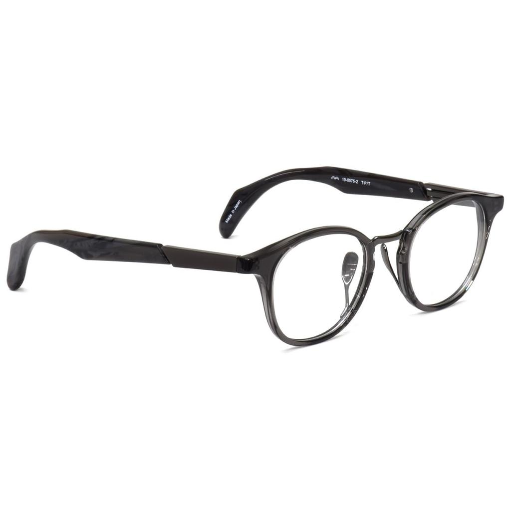 Glasses Frame 2 47 Size Clear Black Yohji Yamamoto Yamamoto Toothpick Made in Japan [Yohji Yamamoto] 19-0075