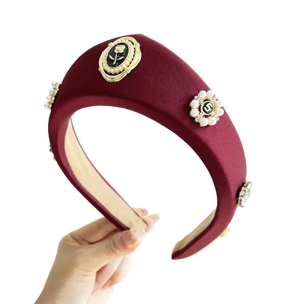Retro Velvet Women Headband Smooth European and American Hairpin Headband Hair Hoop Lady Headwear