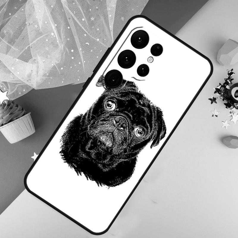 

Cute Pug Dog Funda For Samsung Galaxy S24 Ultra S23 S22 Plus S21 S20 FE S8 S9 S10 Note 10 20 Ultra Case Galaxy S23