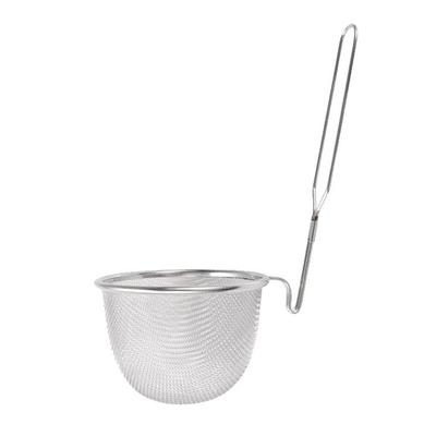 304 Stainless Steel Mesh Strainer Spoon Silver Fine Wire Mesh Hot Pot Strainer Cooking Utensils Long Handle Sieve