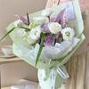 10Pcs Matte Finish Embossed Bouquet Wrapper 3D Wave Embossed Florist Bouquet Packaging  Flower Shop