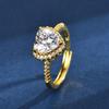 Cross-Border Heart Ring: Elegant, Chic, and Unique Women's Fashion Accessory