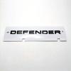 CSU3  1pc 3D ABS Car Decorative Car Stickers Bright black/Silver Defender Back Door Letter Logo Badge Accessories