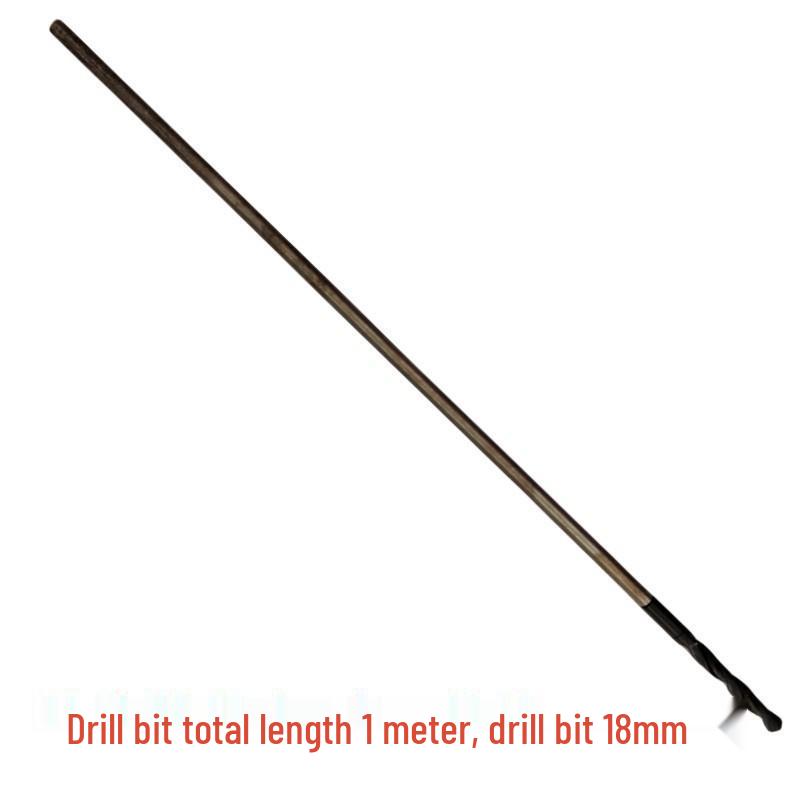 Extended Woodworking Drill Bit Template & Connection Rod for Hole Enlargement